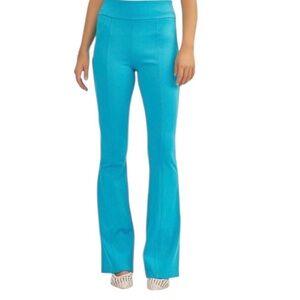 Dear Scarlett Magic Flare Pants Tropic Teal NWT In Original Packaging